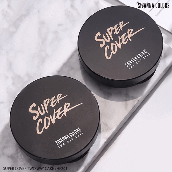 [Date 2024] Phấn Nền Sivanna Colors Super Cover Two Way Cake Kiềm Dầu Che Phủ Tốt Chính Hãng 10g