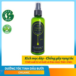 Nước dưỡng tóc tinh dầu bưởi (pomelo hair tonic) chống rụng tóc và kích thích mọc tóc 100ml HANDMADE