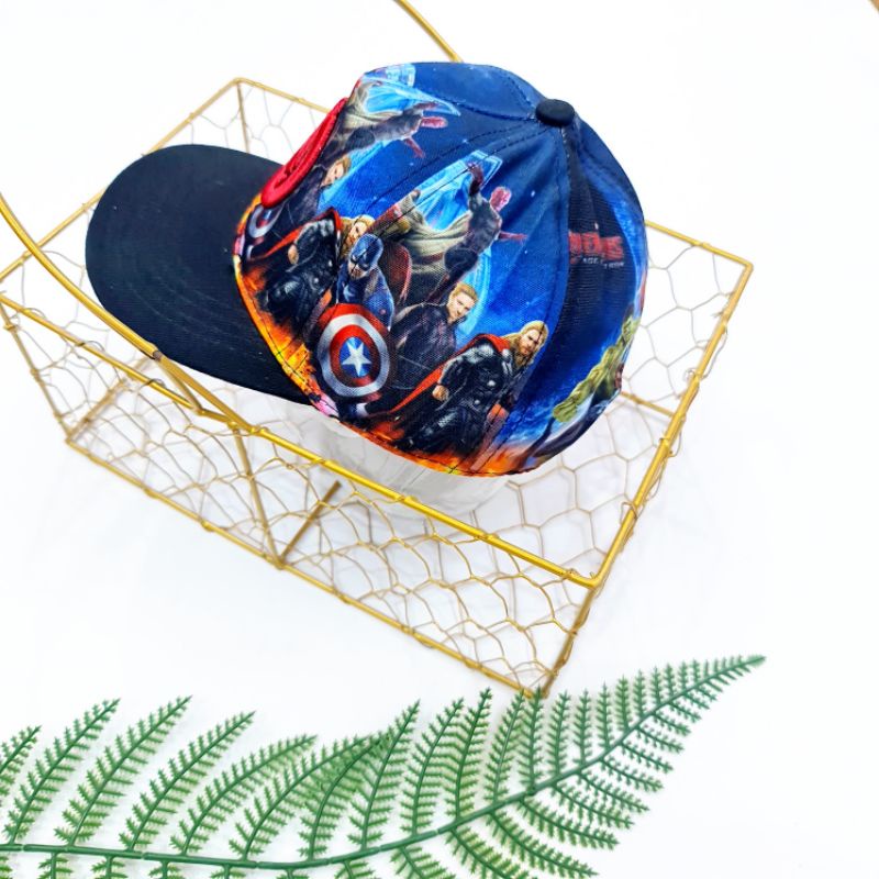 Mũ lưỡi trai bé trai Hiphop H.&.M xuất xịn - Nón Snapback trẻ em cho bé trai - 5 siêu nhân