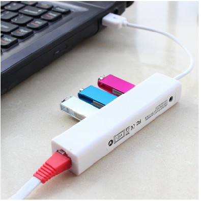 Đầu chuyển USB sang LAN + 3 USB