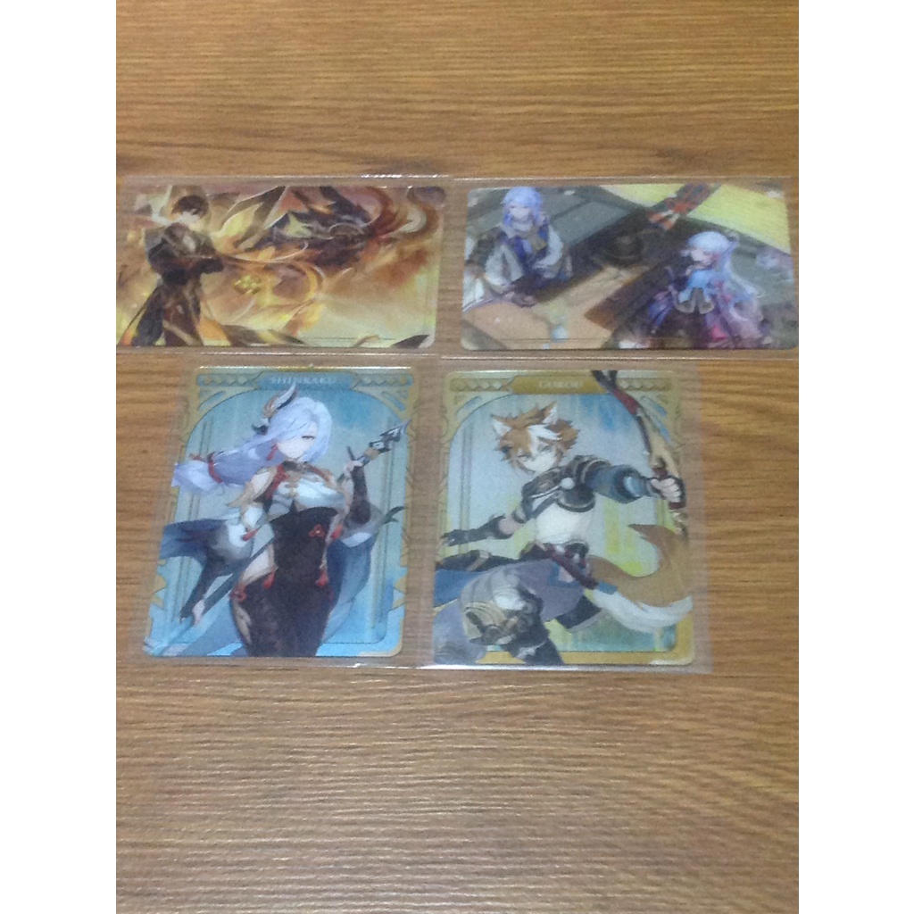 (Đọc kĩ mô tả)Metal card genshin