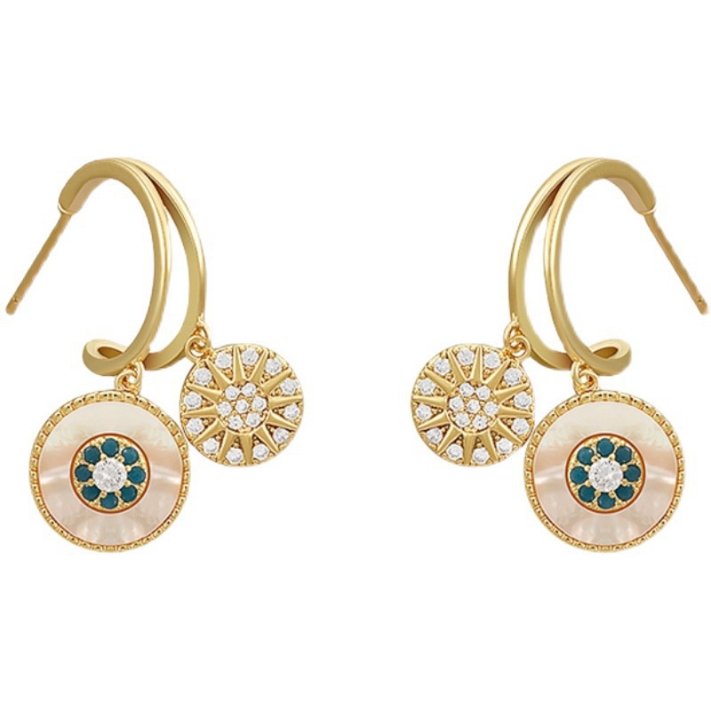 Bông Tai Mạ Bạc 925 Dáng Dài Hình Ngôi Sao Năm Cánh Phong Cách Hàn Quốc Sang Trọng Cho Nữ