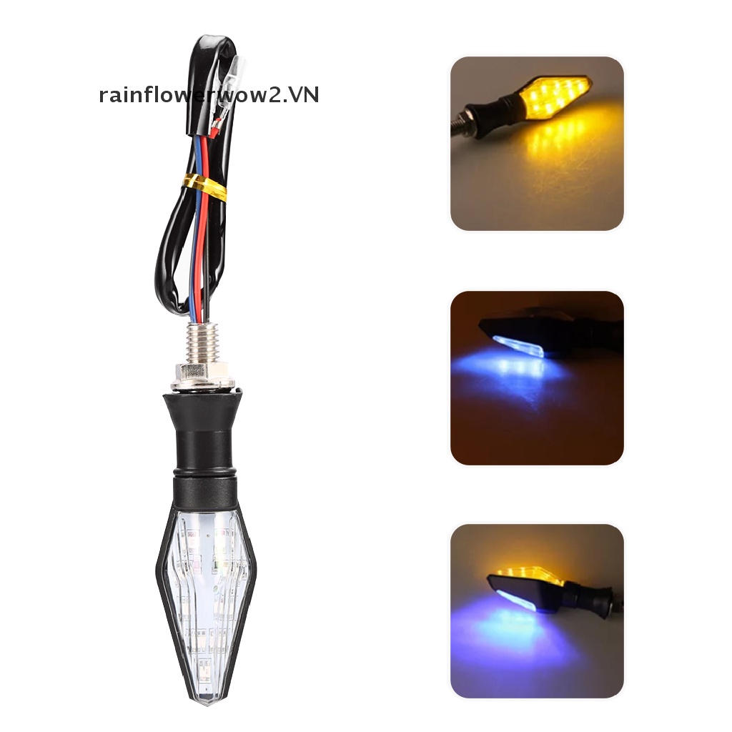 1 Đèn Xi Nhan 14 Bóng LED Màu Hổ Phách Dành Cho Xe Mô Tô