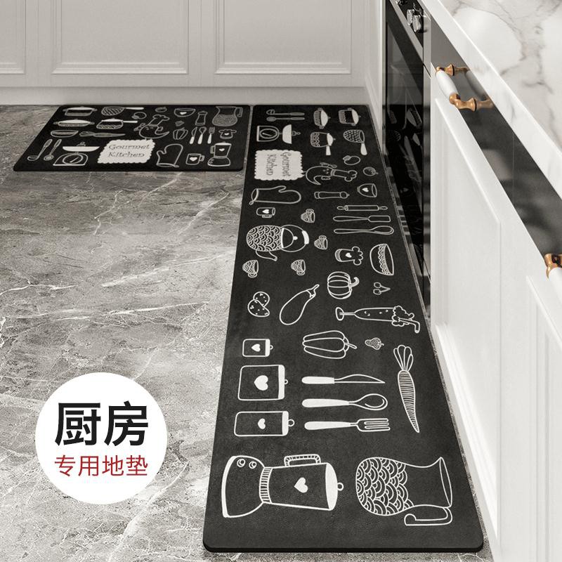 Hoạt Hình Thảm Lót Sàn Nhà Bếp Bằng Pvc Chống Trượt / Thấm Nước / Dầu / Mài Mòn Phong Cách Nhật Bản