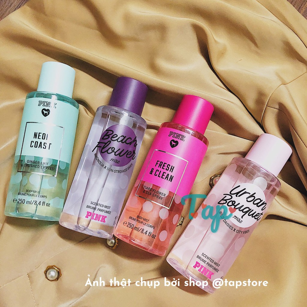 Xịt thơm toàn thân Victoria's Secret PINK Urban bouquet 250ml | Thế Giới Skin Care