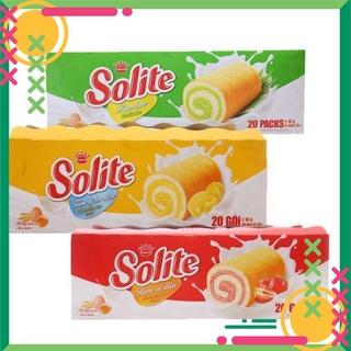 Bánh bông lan cuốn solite 360g kinh đô