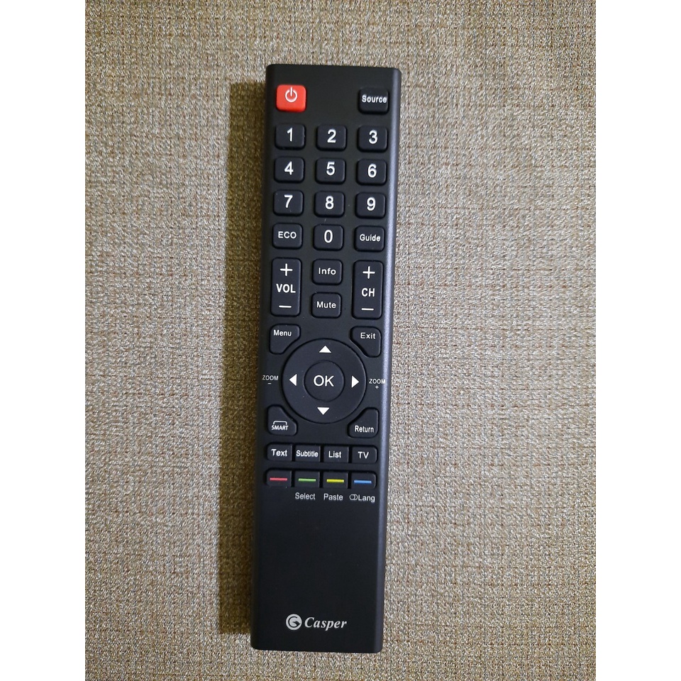 Remote Điều khiển TV Casper- Hàng chính hãng Casper mới 100% Tặng kèm Pin