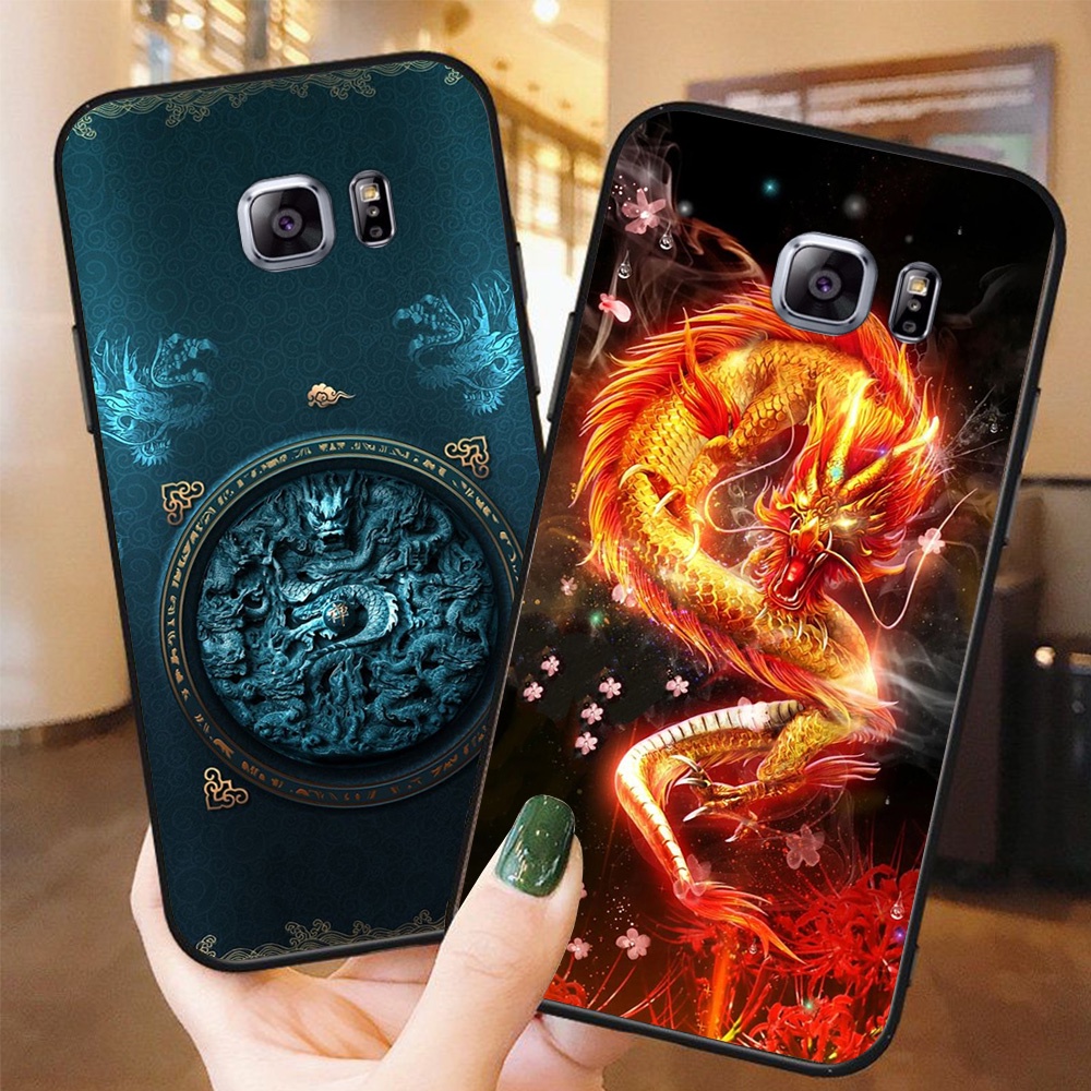 ốp lưng điện thoại samsung s6 edge plus bộ hình bọ cạp rồng phong cách nam