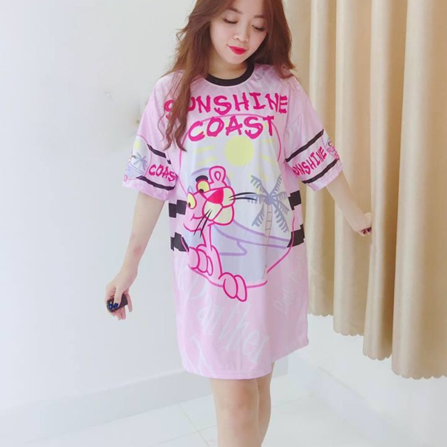 ĐẦM SUÔNG 3D QUẢNG CHÂU IN HÌNH BÁO HỒNG