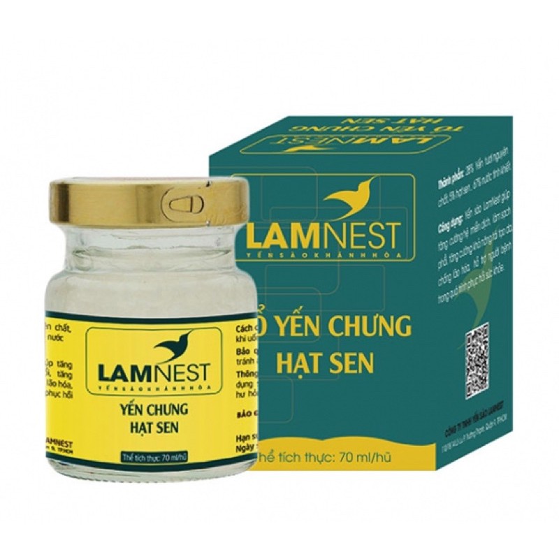 Yến sào chưng sẵn Lamnest - quà biếu (mua 5 tặng 1)