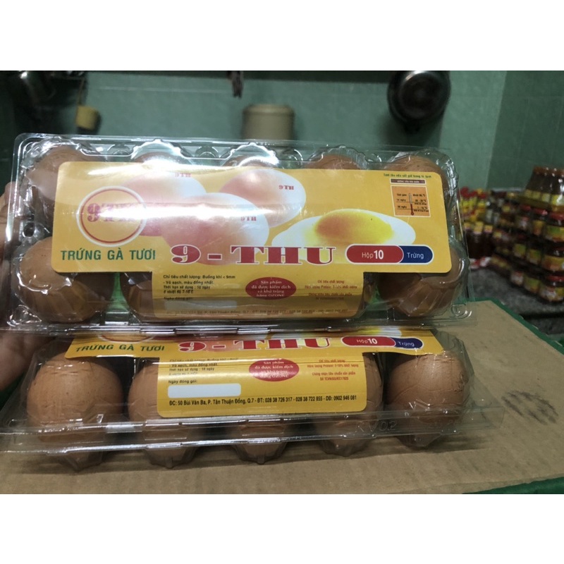 [HOẢ TỐC] Trứng gà Hộp 10 trứng