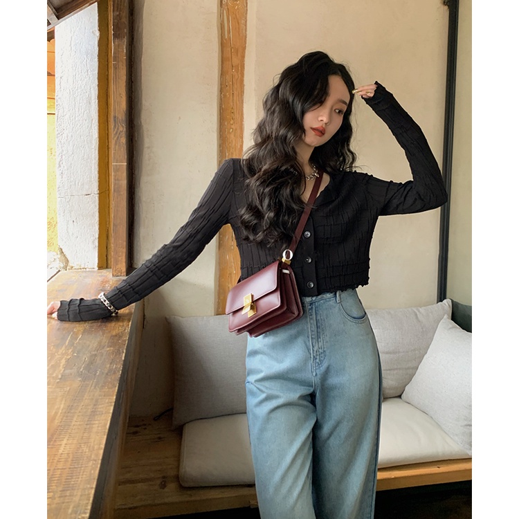 Porozi  Áo khoác cardigan mỏng nhẹ tay dài chống nắng phong cách Hàn Quốc thời trang cho nữ
