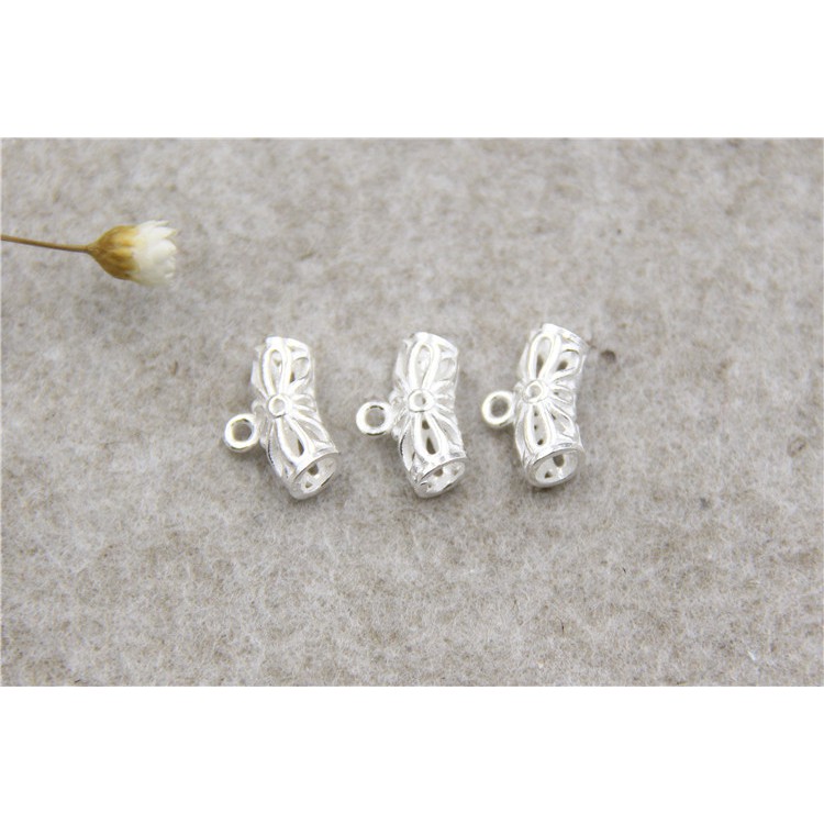 Charm bạc trụ nối có móc treo kiểu 2 - Charm Bạc 925 - Mã CB040