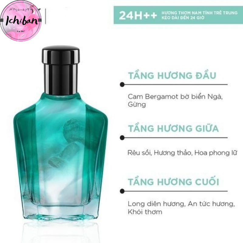 (5 MÙI) Nước hoa nam cao cấp Dynik 50ml