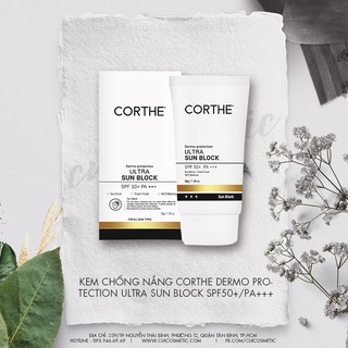 KEM CHỐNG NẮNG CORTHE DERMO PROTECTION ULTRA SUN BLOCK SPF50+/PA+++
