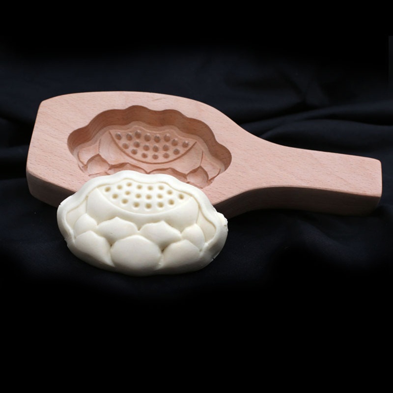 Khuôn Làm Bánh Trung Thu / Bánh Bao In Họa Tiết Độc Đáo Tiện Dụng