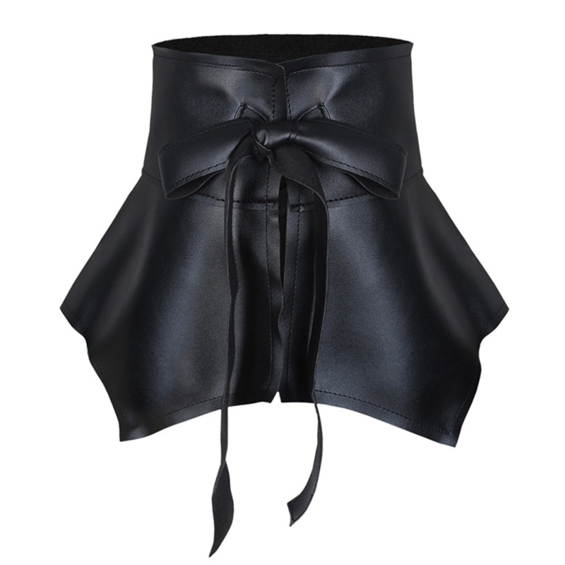 Thắt Lưng Nữ Giả Da Bản Rộng Phong Cách Vintage