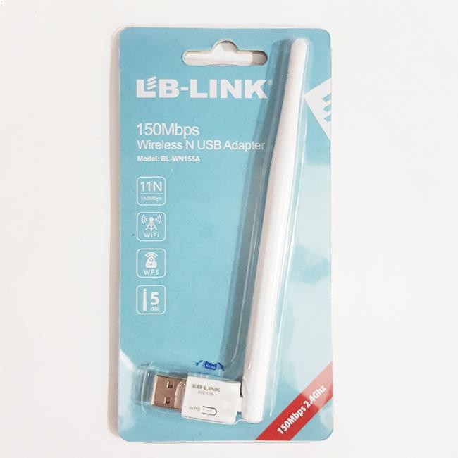 USB thu Wifi  LB LINK - USB Wifi LB- LINK 155A Tốc Độ 150Mbps Có Anten
