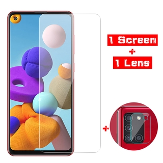 Kính cường lực bảo vệ màn hình và camera cho Samsung Galaxy A72 A52 A02S A12 A42 A32 5g Note 10 Lite A51 A71 A50 A70