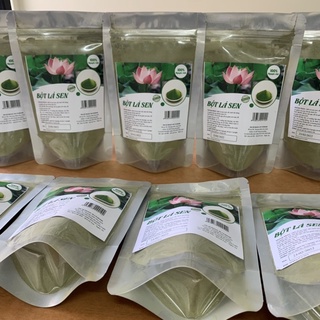 Bột lá sen nguyên chất sấy lạnh 100g