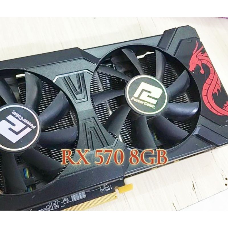 Vga RX 470 570 4gb Rx 570 8Gb Card Màn Hình