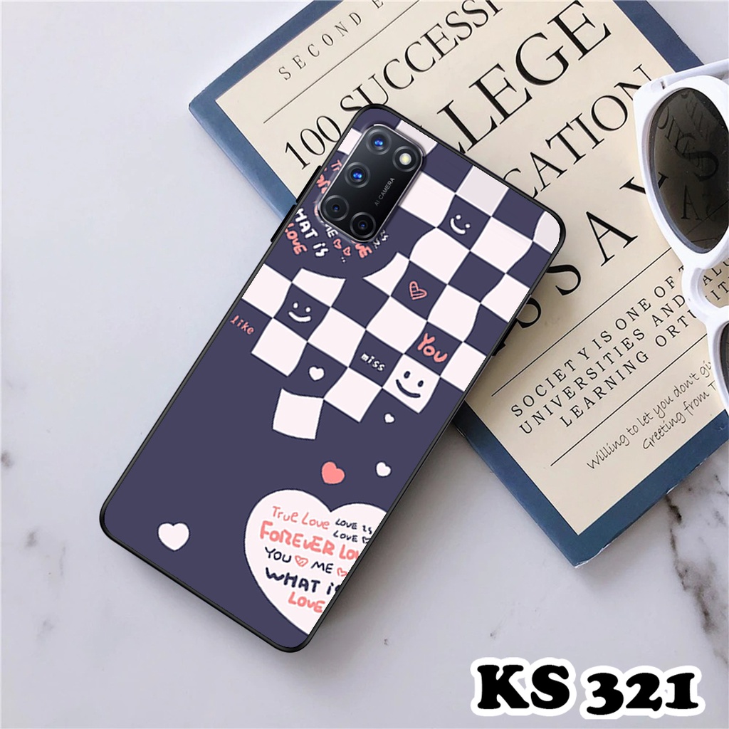 Ốp lưng Oppo A52 - Oppo A53 - Oppo A92 - Ốp in hình họa tiết caro - Chất liệu TPU siêu bền, sang trọng