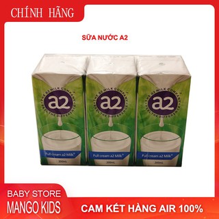 [DATE MỚI T5/2022- LỐC 6 HỘP/200ML] Sữa tươi tiệt trùng A2 nguyên kem dạng nước
