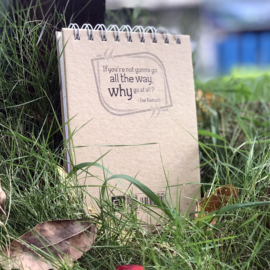 Sổ Notebook - If I Fail, I Try Again, And Again, And Again