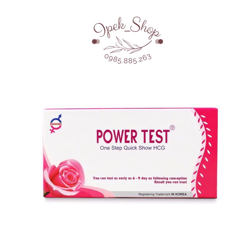 Que thử thai POWER TEST HCG - Ipek_Shop