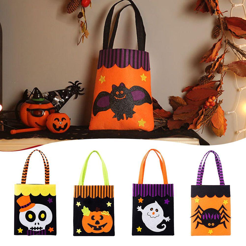 CHOOKEY Túi Đựng Kẹo Halloween Hình Ma Bí Ngô Mới