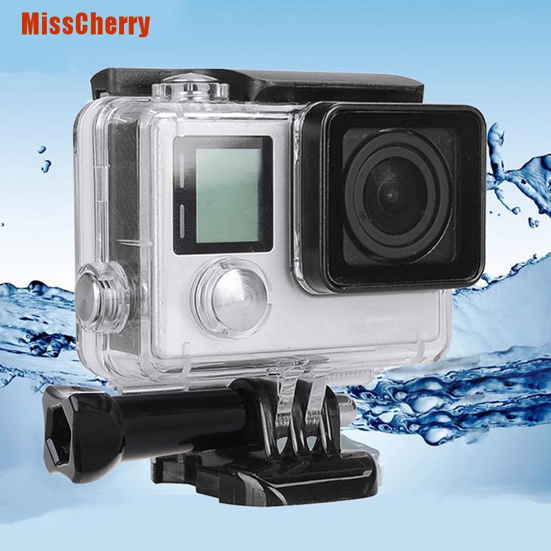 [MissCherry] For Gopro Hero 4 Housing Case Waterproof Diving Protective Cover Underwater