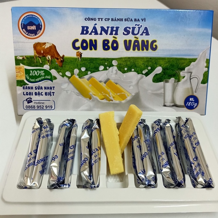 Bánh Sữa Nguyên Chất / Bánh Sữa Chua Con Bò Vàng Ba Vì Đủ Loại