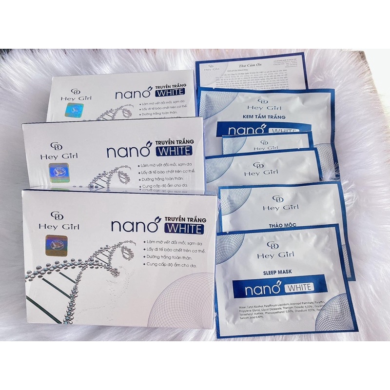 TRUYỀN TRẮNG NANO WHITE - Hải Âu Việt chính hãng 100%