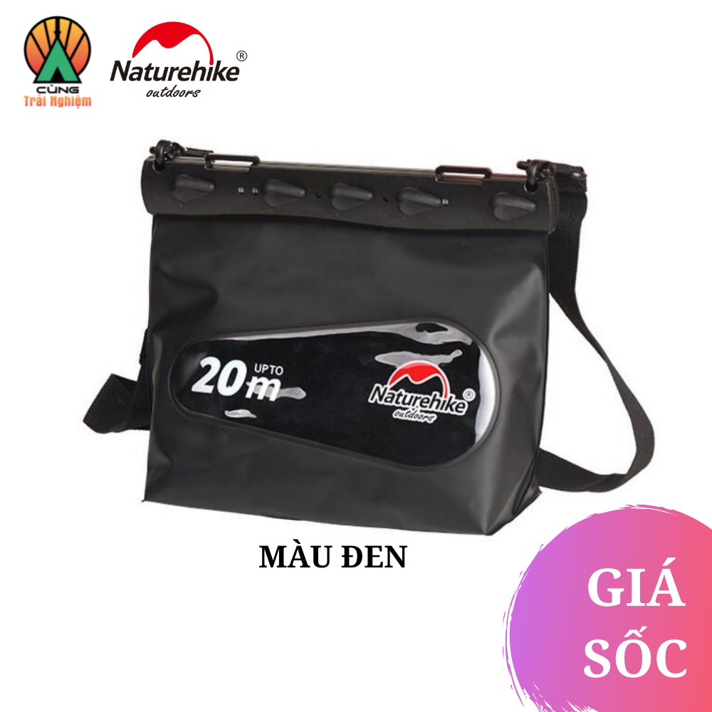 [CHÍNH HÃNG] Túi Chống Nước Chuyên Dụng Cho Độ Sâu 20M Đựng Điện Thoại Quần Áo Đi Biển Đi Bơi NatureHike NH17F001-L