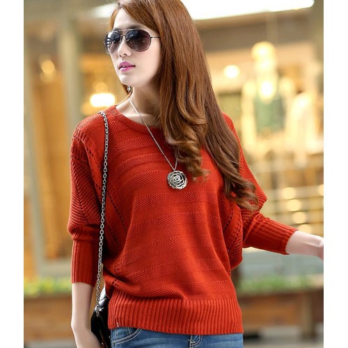 Áo len nữ tay cánh rơi freesize ale36 | BigBuy360 - bigbuy360.vn