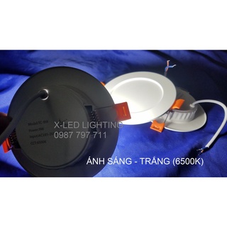 [X-LED] Đèn âm trần thạch cao 9w - Phi 90