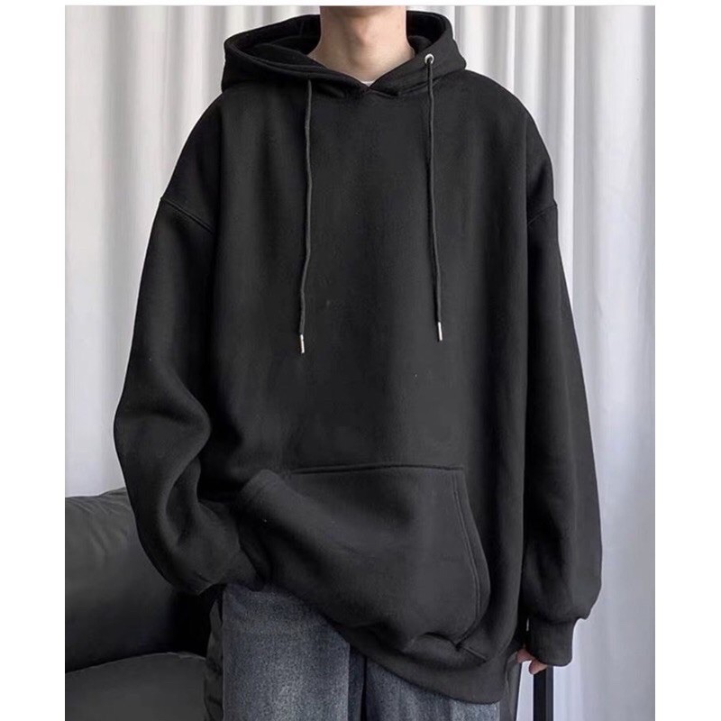 Áo hoodie nam nữ form rộng chất vải nĩ bông