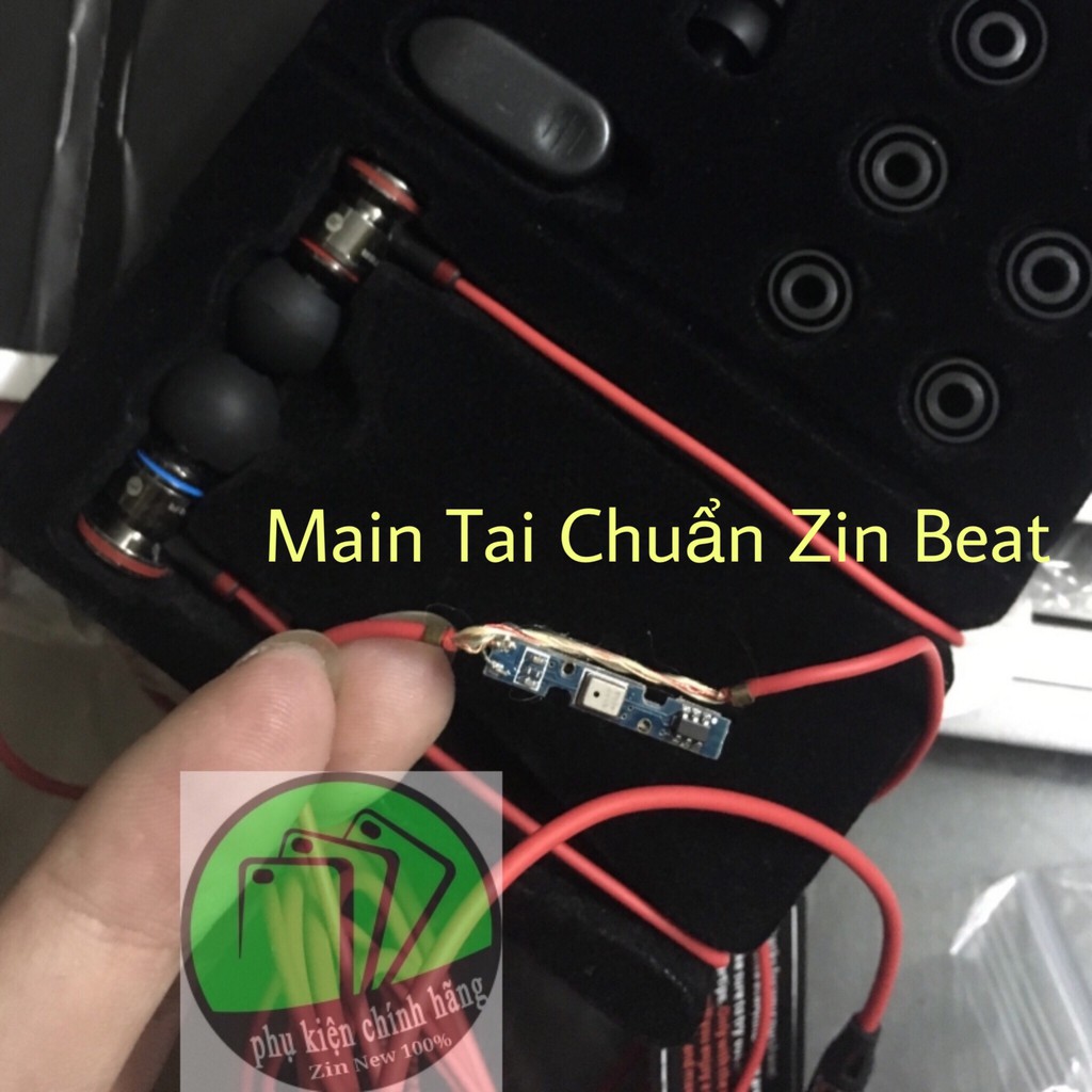 Tai nghe Ibeats-Monster,Kèm núm tai,kẹp và bao da - Cam kết Chuẩn Zin