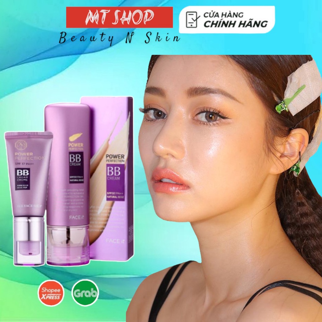 Kem Nền BB Cream The Face Shop Power Perfection Che Khuyết Điểm Kiềm Dầu Trang Điểm Đa Năng Hàn Quốc 20g SPF37 PA++