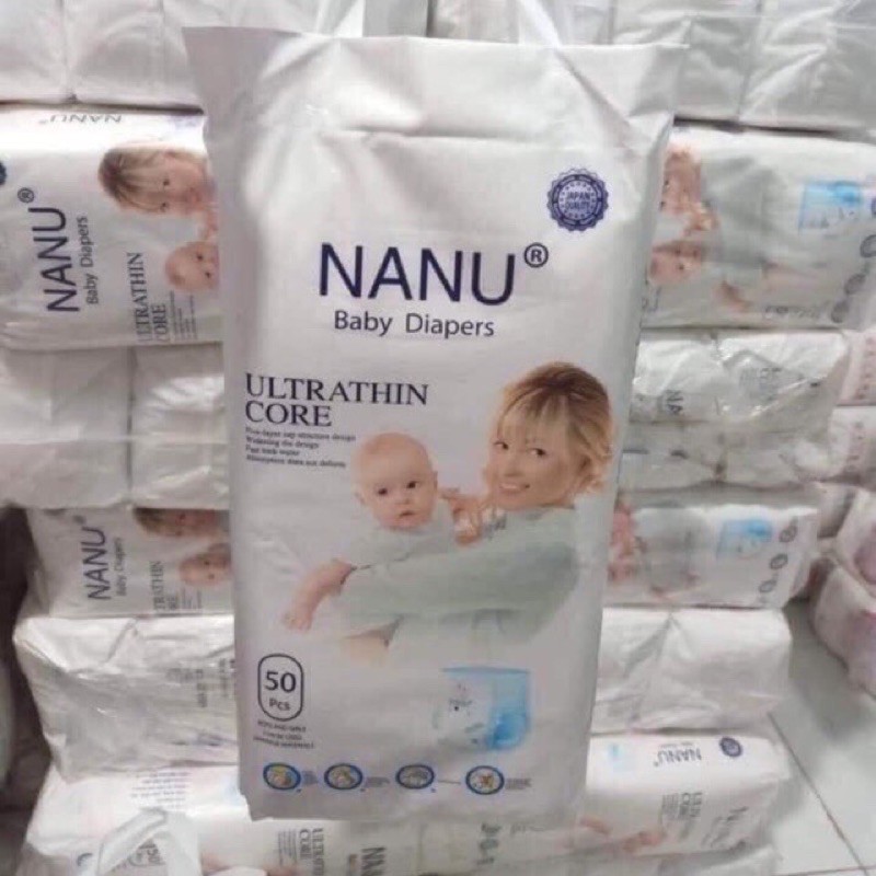 Bộ 2 gói bỉm NANU đủ SzM100,L100,XL100,XXL100