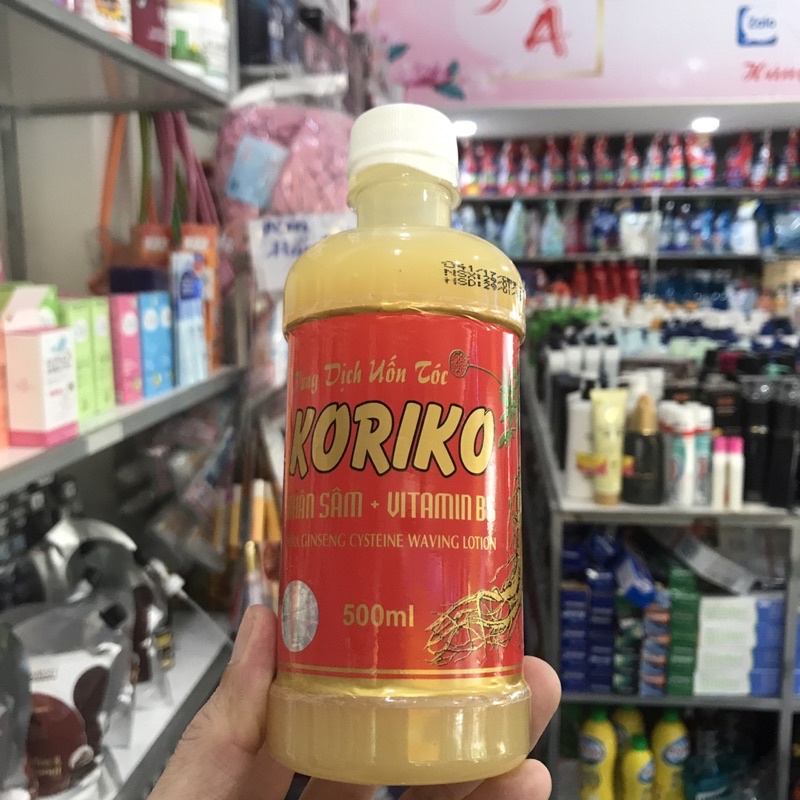 DUNG DỊCH UỐN TÓC NHÂN SÂM KORIKO 500ML