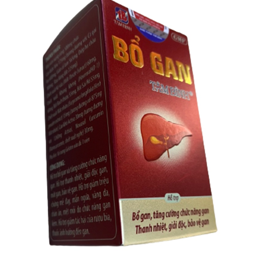 Bổ gan Tâm Bình 60 viên - Hỗ trợ thanh nhiệt giải độc gan - Cvspharmacy