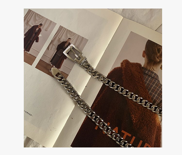 Dây xích kim loại trang trí quần jean phong cách hip hop cho nam nữ