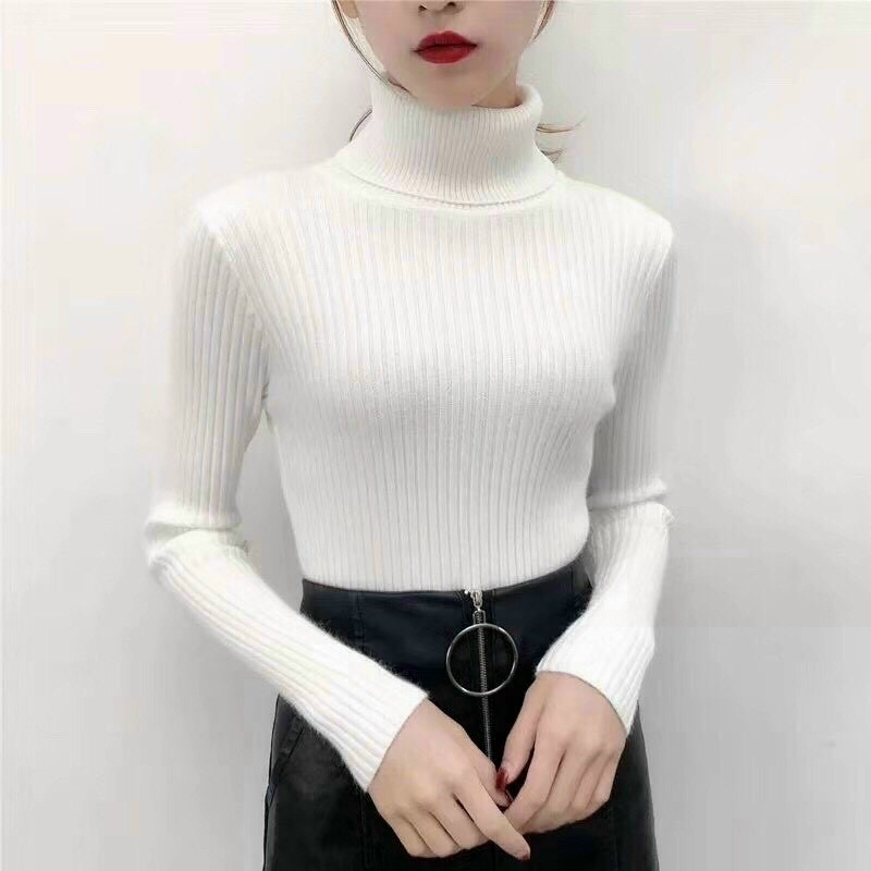 Áo len nữ cổ lọ _ Hàng Quảng Châu dày đẹp loại 1