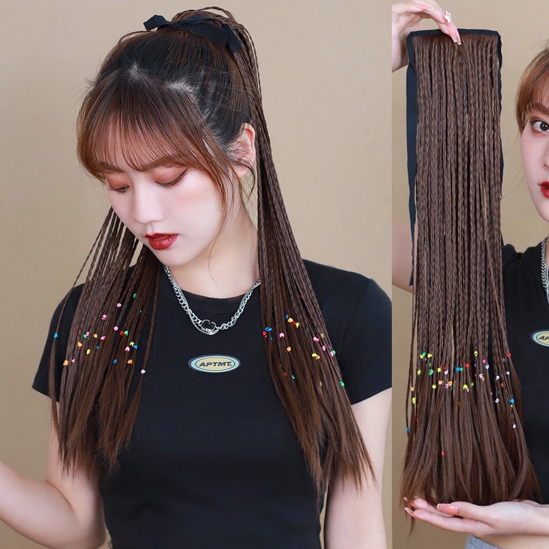 Tóc Giả Thắt Bím Đuôi Ngựa Thời Trang Cho Nữ