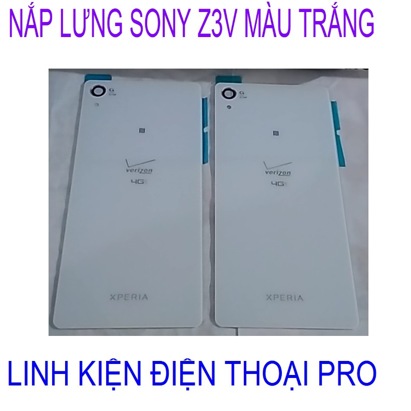 NẮP LƯNG SONY Z3V MÀU TRẮNG