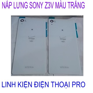 Nắp lưng sony z3v màu trắng