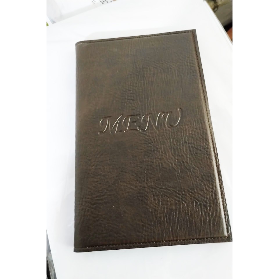 quyển menu bìa da cao cấp khổ a4