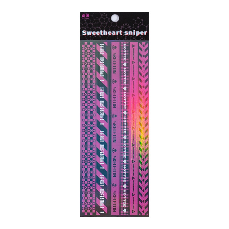 Goo Miếng Dán logo Màu gradient diy 6 Phong Cách