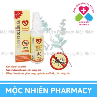 Xịt muỗi cho bé, xịt muỗi tinh dầu, sanozika, bảo vệ da khỏi muỗi, côn trùng đốt